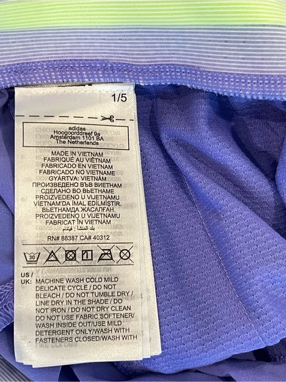 Adidas 2024 Pro Elite Team Running Pants IT2163 Colbat Blue/Lucid Lemon